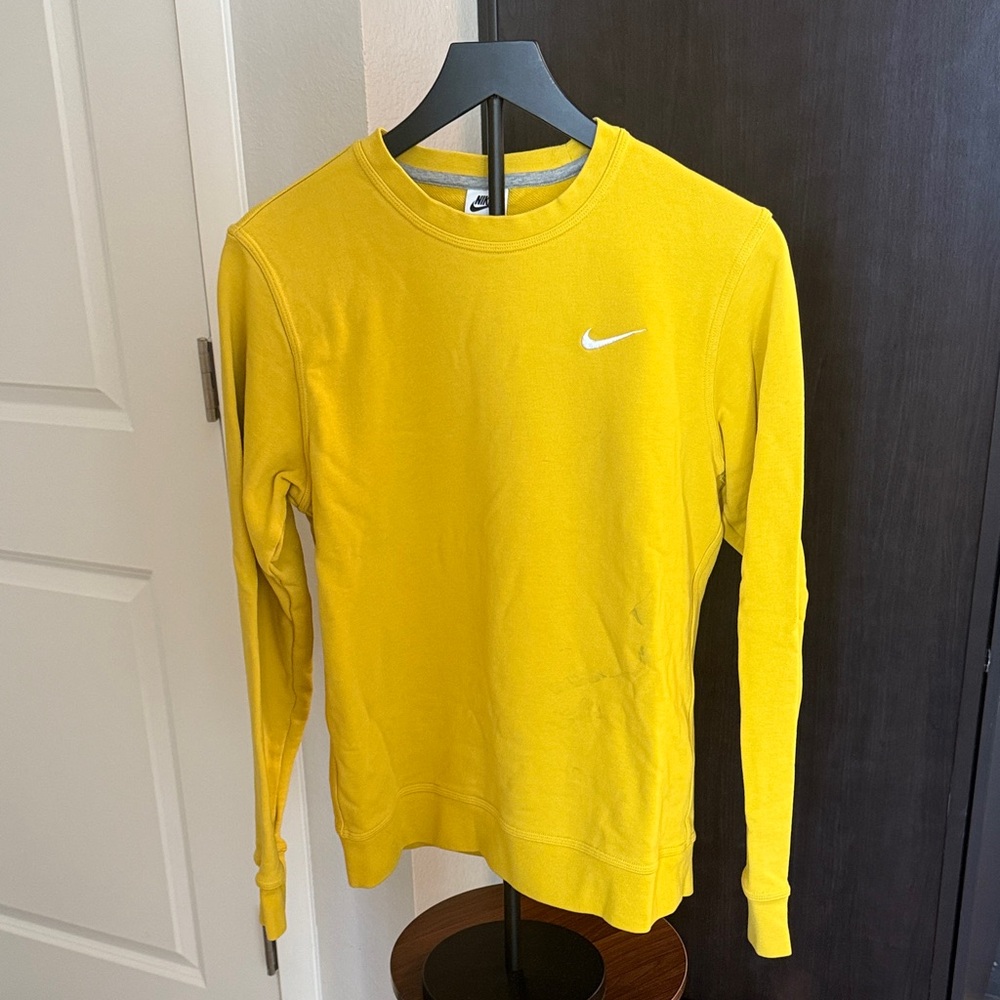 Nike Yellow Crewneck Sweater